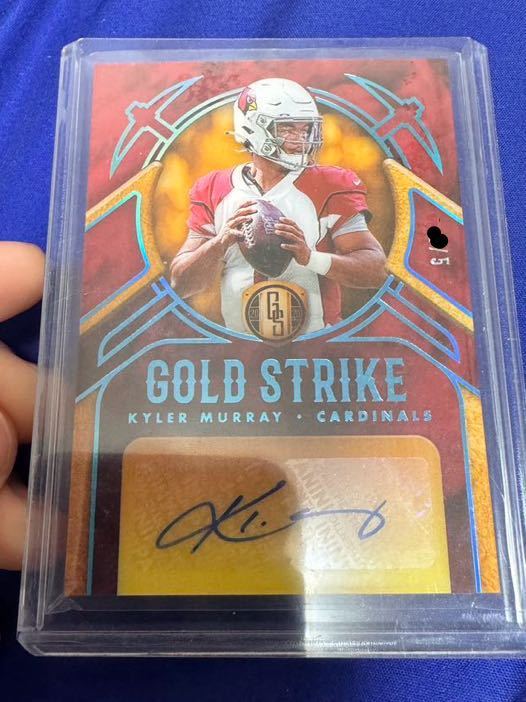 2020Panini GOLD STRIKE カイラー・マレー(Kyler Murray)直筆サイン カード　/5_画像1