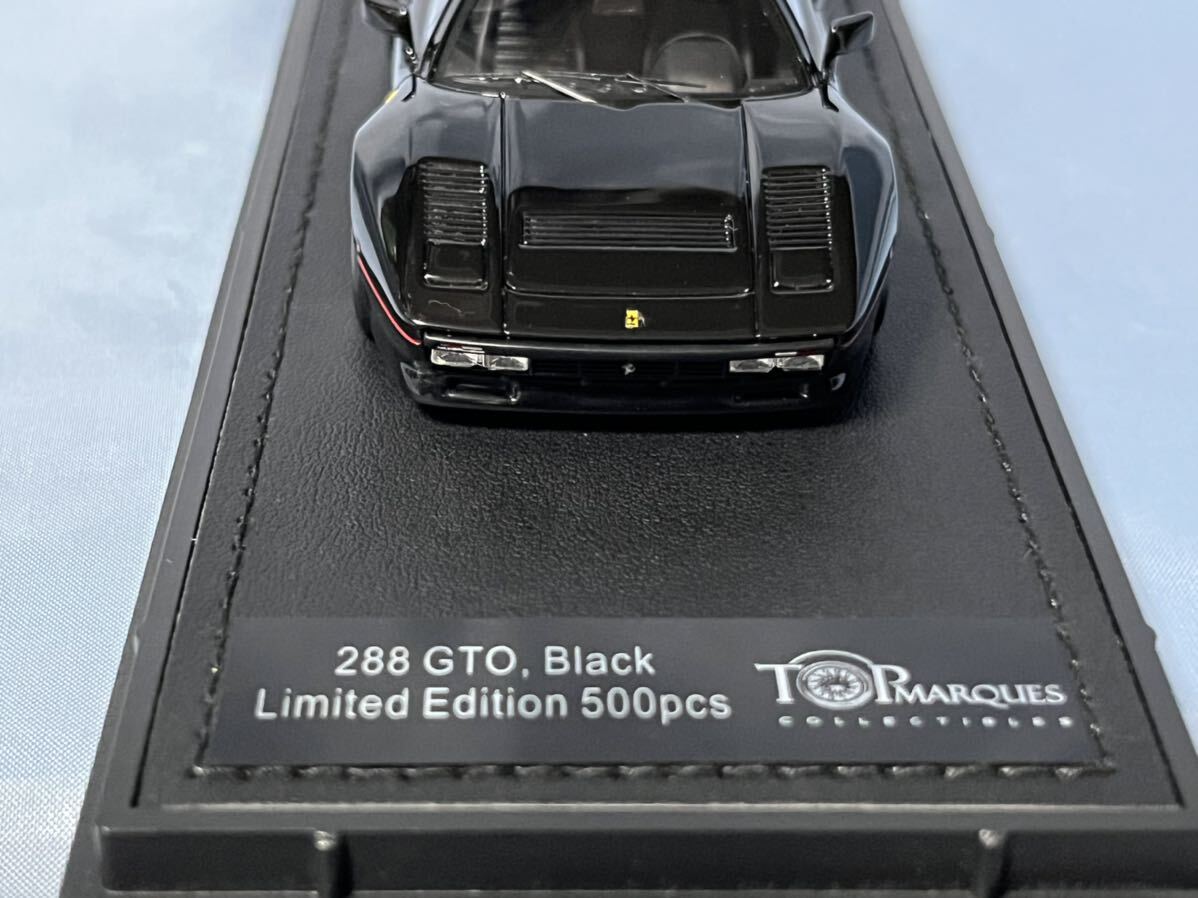 TOP MARQUES( top maru kes) made Ferrari 288 GTO black 1/43