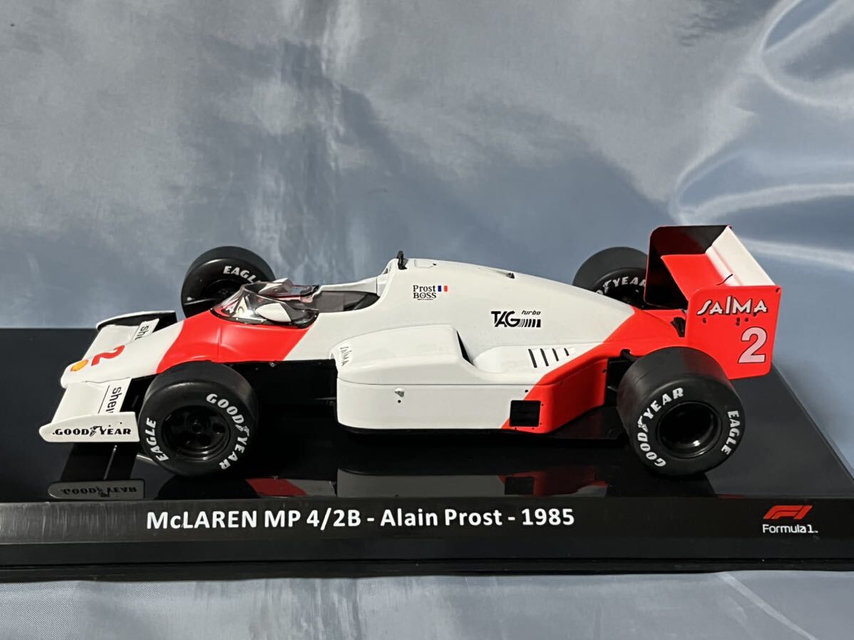 ディアゴスティーニ  F1 マクラーレン MP 4/2B アラン プロスト  1985年  1/24の画像4