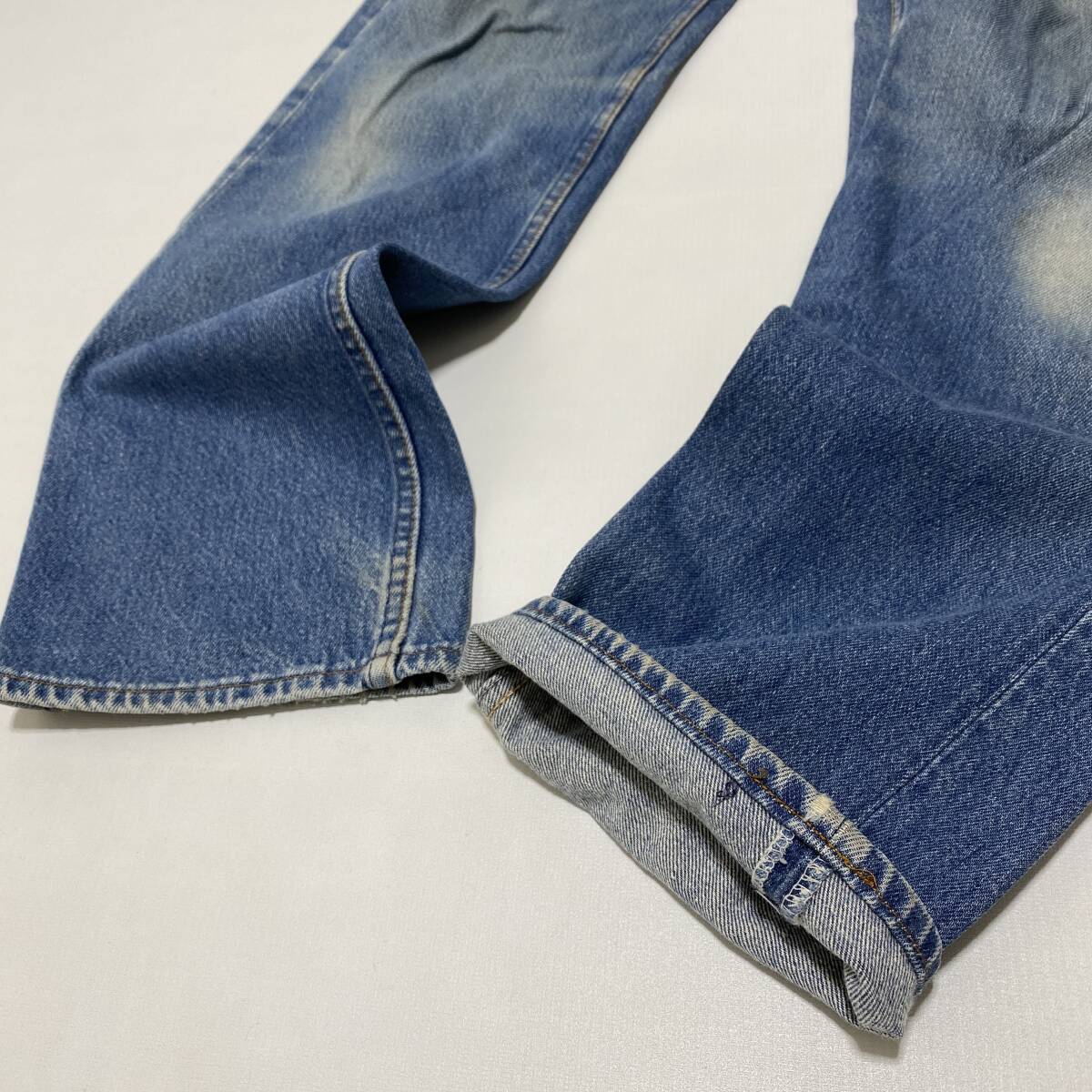 USA製 Levi's リーバイス 501xx ジーンズ デニム 32 インディゴ メンズ 紙パッチ スモールe 刻印555 ビンテージレプリカ 復刻 24-0307_画像9