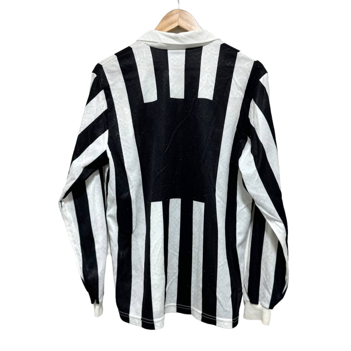 イタリア製 Kappa カッパ Juventus ユヴェントス ユベントス ユニフォーム ゲームシャツ L程度 白黒 メンズ サッカー 古着 24-0319_画像2