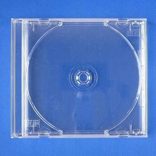 ワイドCDケース4枚 厚さ12㎜ トレイ色はクリア、黒、白_画像1