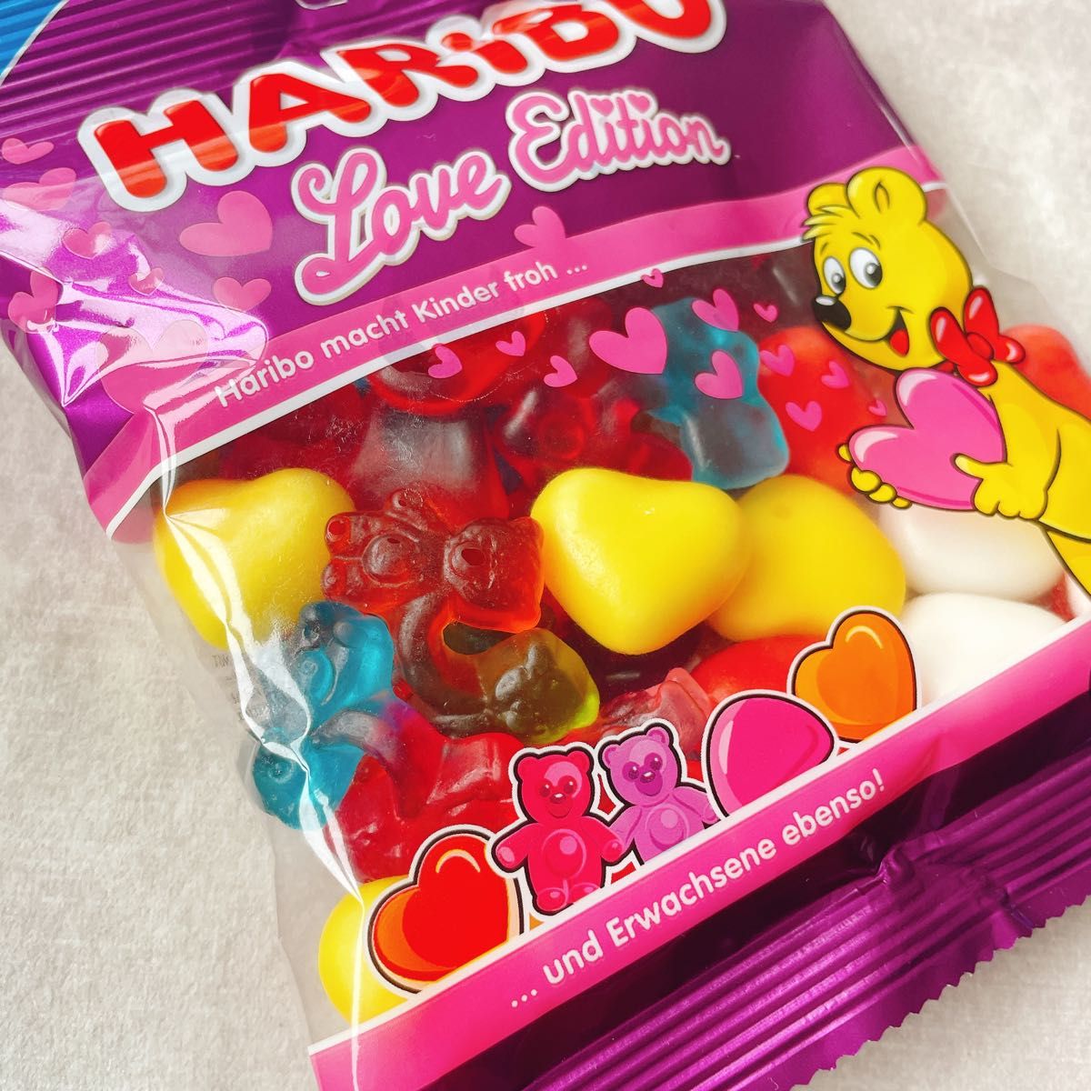 HARIBO 【日本未販売】Love Edition 160g ハリボーグミ　ソフトキャンディ　マシュマロ