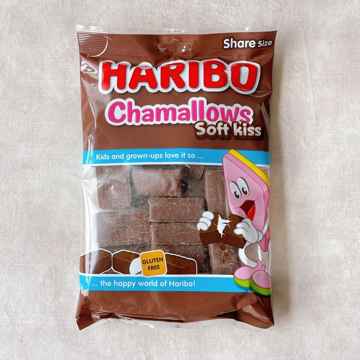 HARIBO【日本未販売】chamallows soft kiss 200g チョコ HARIBO【日本未販売】chamallows soft kiss 200g チョコ