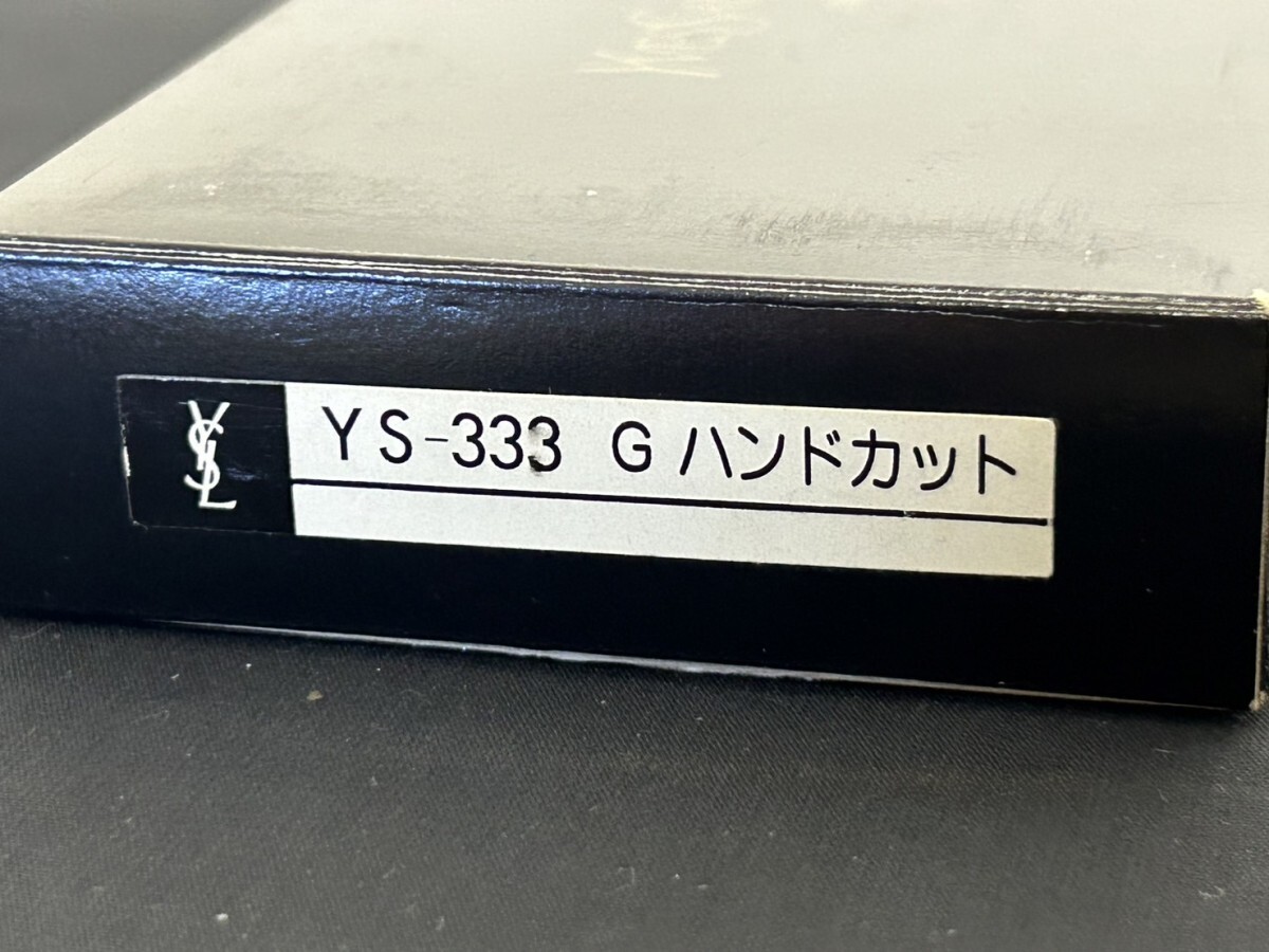 A2　ブランドライター 2点　YSL　イヴサンローラン　YS-333　Gハンドカット　VALENTINO GARAVANI　ガスライター　箱付　現状品_画像8