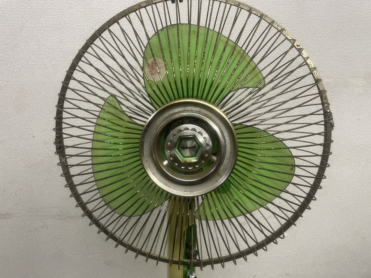  Showa Retro A3 National National F-30V1G 30.. interval . electric fan antique electrification has confirmed simple operation verification ending present condition goods 