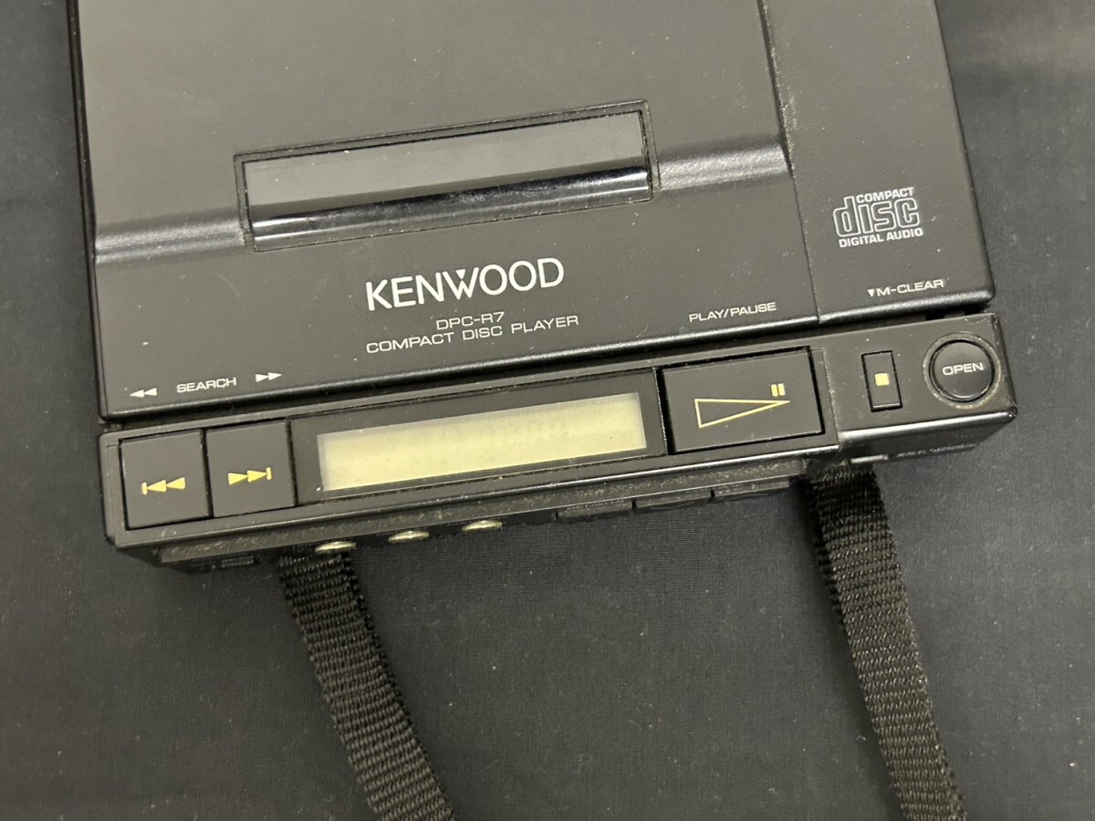 A2 KENWOOD Kenwood DPC-R7 portable CD player compact disk player electrification has confirmed audio equipment present condition goods 