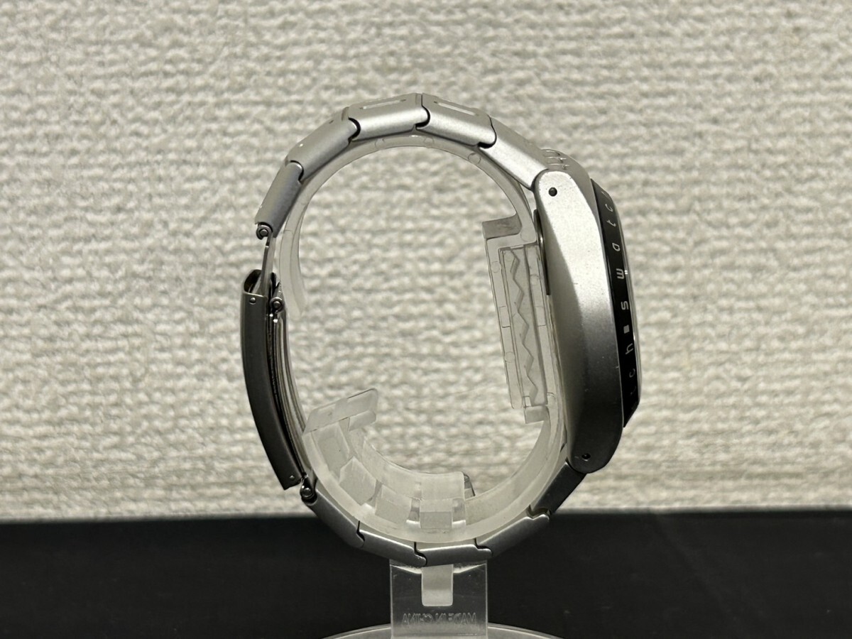 A1 SWATCH スウォッチ IRONY アイロニー アルミニウム クロノグラフ メンズ腕時計 ブランド腕時計 デイト パンダ 現状品の画像4
