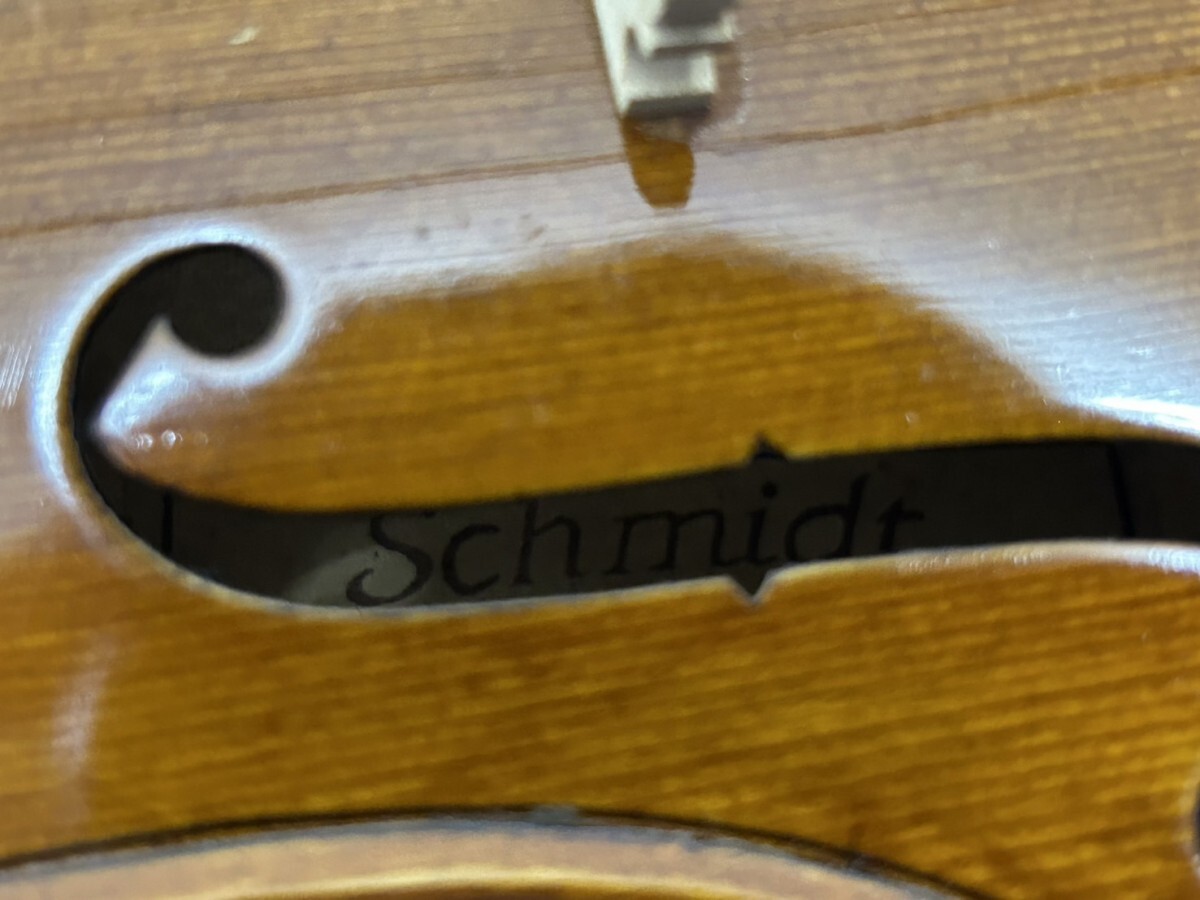 A1　Schmidt　シュミット　VS-3　ヴァイオリン　バイオリン　弦楽器　ケース付き　1876　現状品_画像5