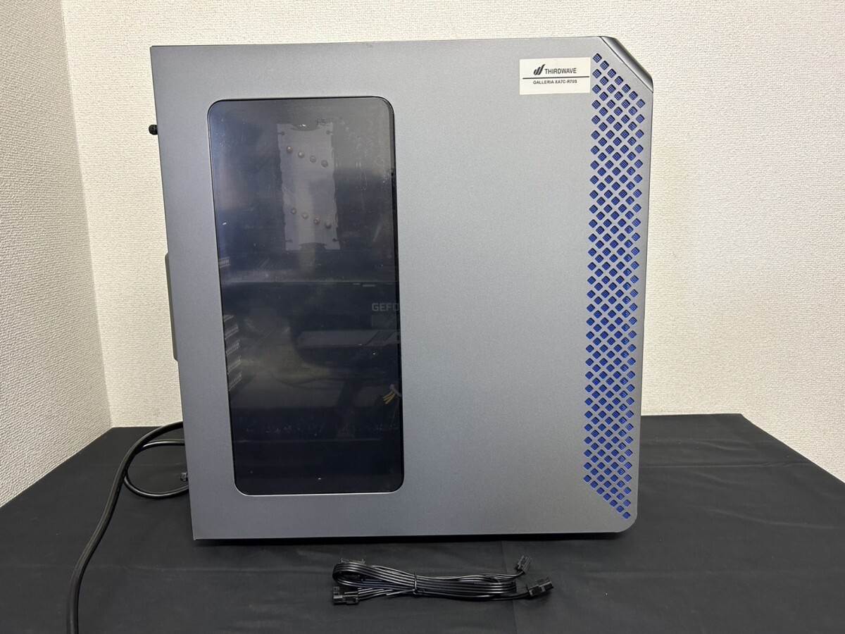 比較的美品 A1 GALLERIA XA7C-R70S THIRDWAVE 16GB SSD 1TB i7-10700 RTX ゲーミングPC デスクトップ パソコン 通電確認済 現状品の画像6