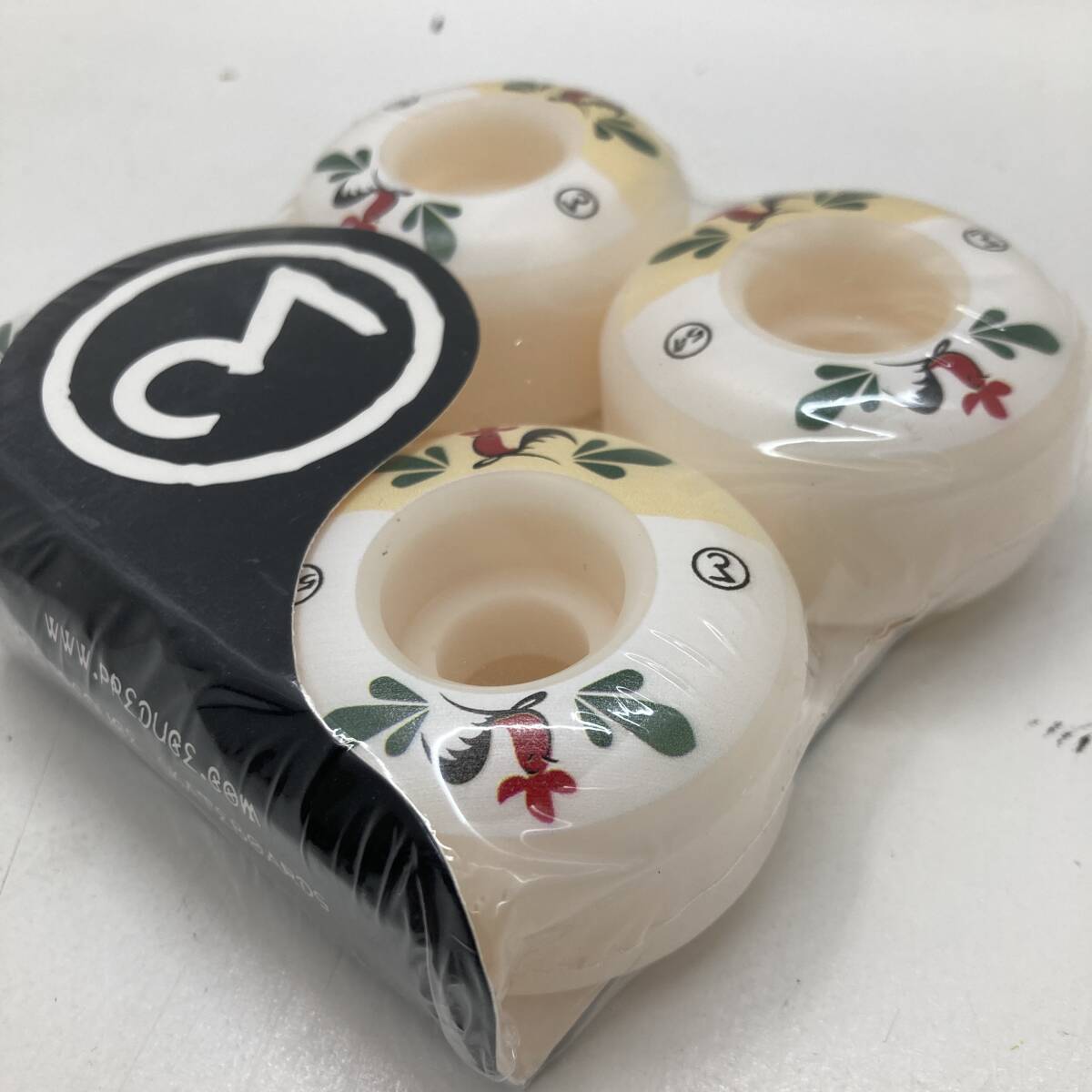 【1円～】スケボー ウィール 54ｍｍ Preduce Chicken Plate 101a Skateboard Wheels 54mm スケートボード 車輪【中古品】の画像5