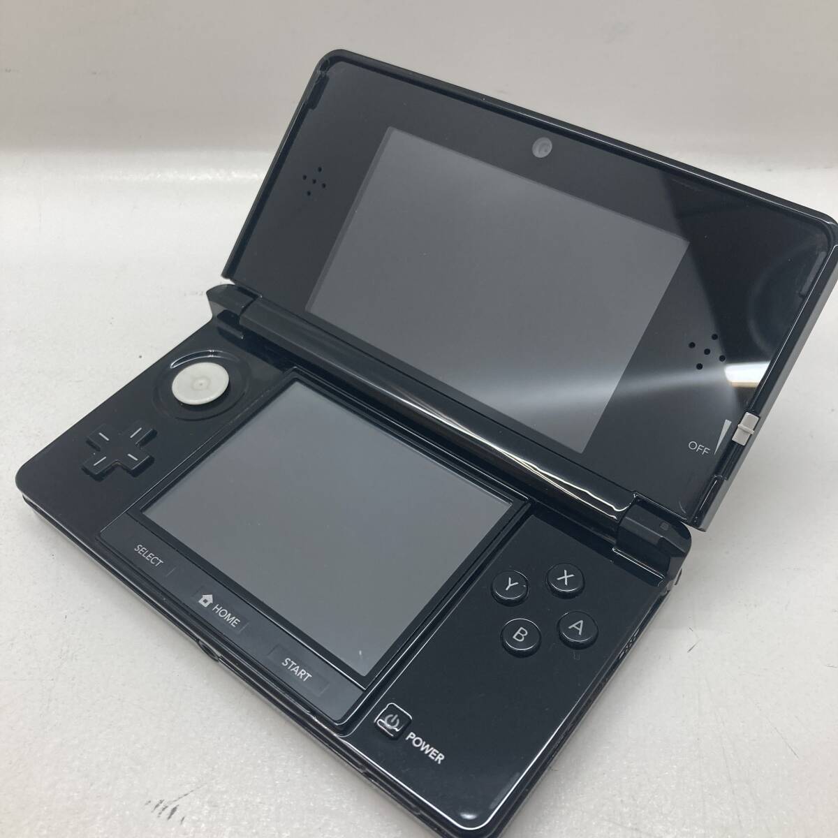 【1円～】ニンテンドー3DS 本体 ブラック 黒 ゲーム nintendo 動作確認済【中古品】_画像1