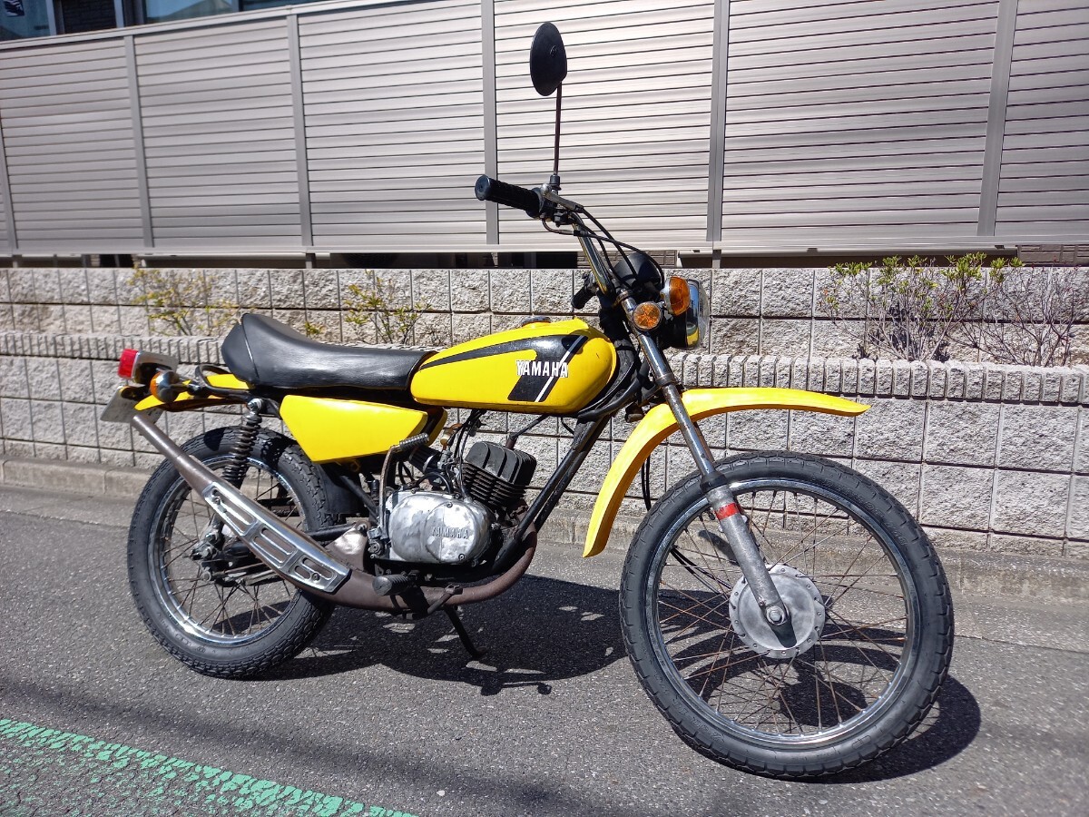 実働車外し☆YAMAHA MR50 ヘッドライト☆RD50 TY50 GT50 ミニトレの画像7