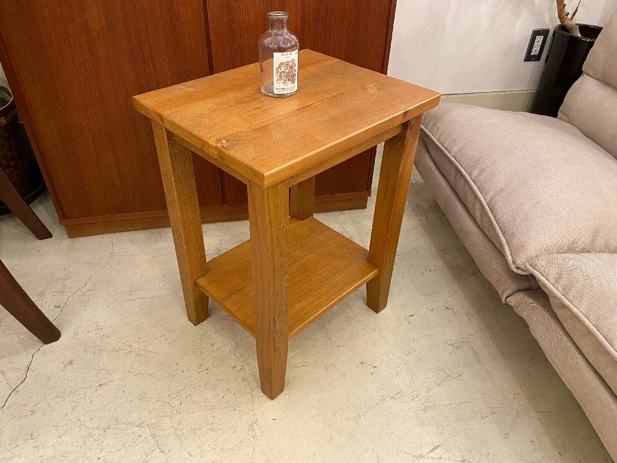 サイドテーブル テーブル ブラウン リビング家具 中古品