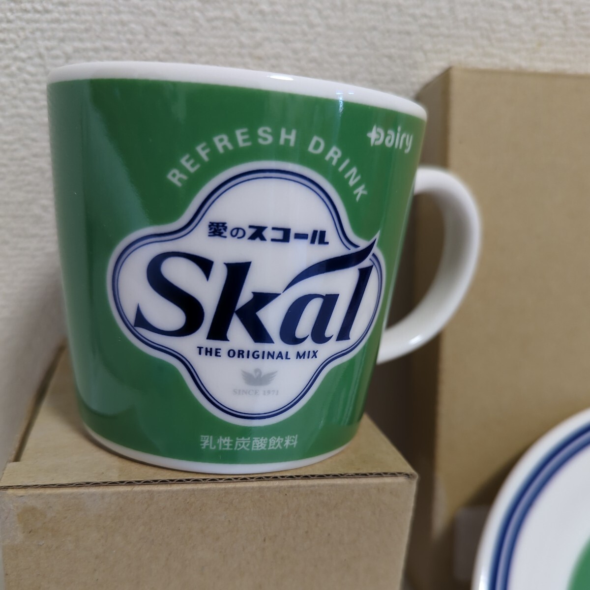 レトロ　ドリンク「スコール」マグカップセット_画像3