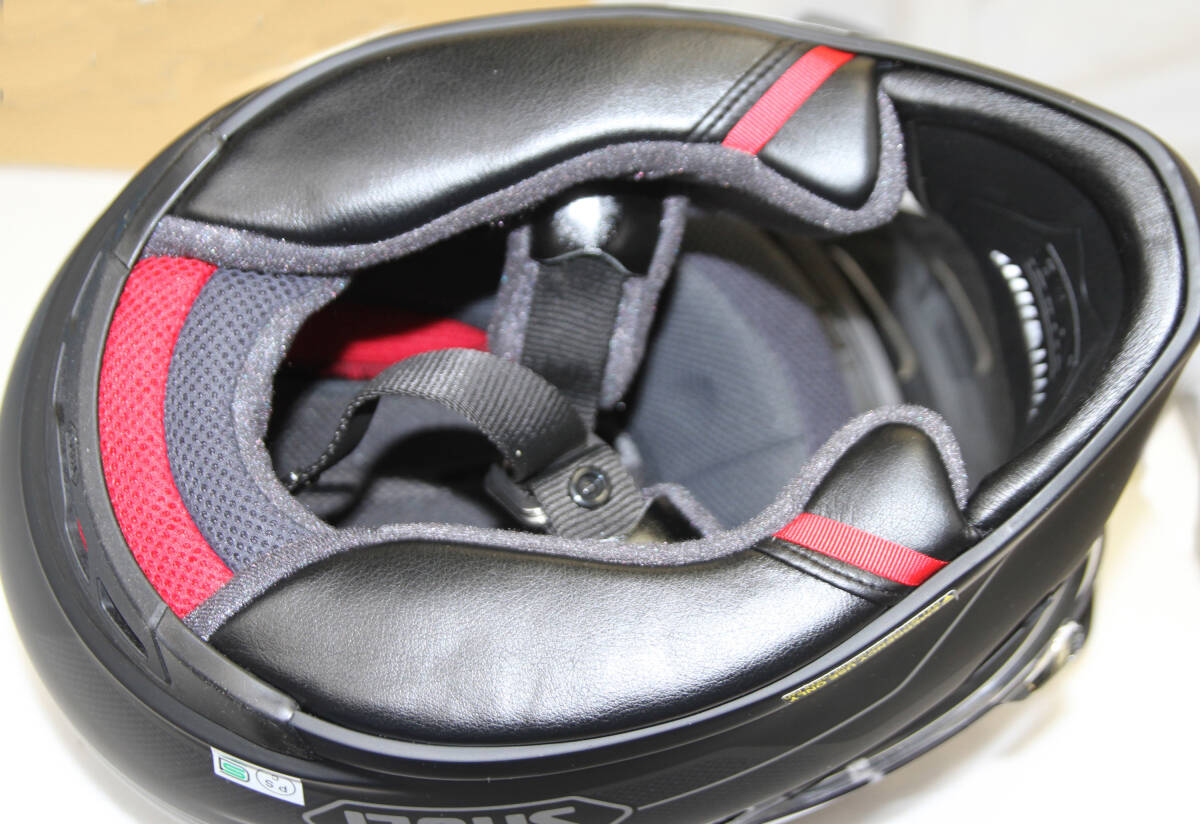 美品　SHOEI　ヘルメット　HORNET　ADV　NAVIGATE　ホーネット　エーディーブイ　ナビゲート　TC-5　グレー／ブラック　2017年製　Sサイズ_画像6