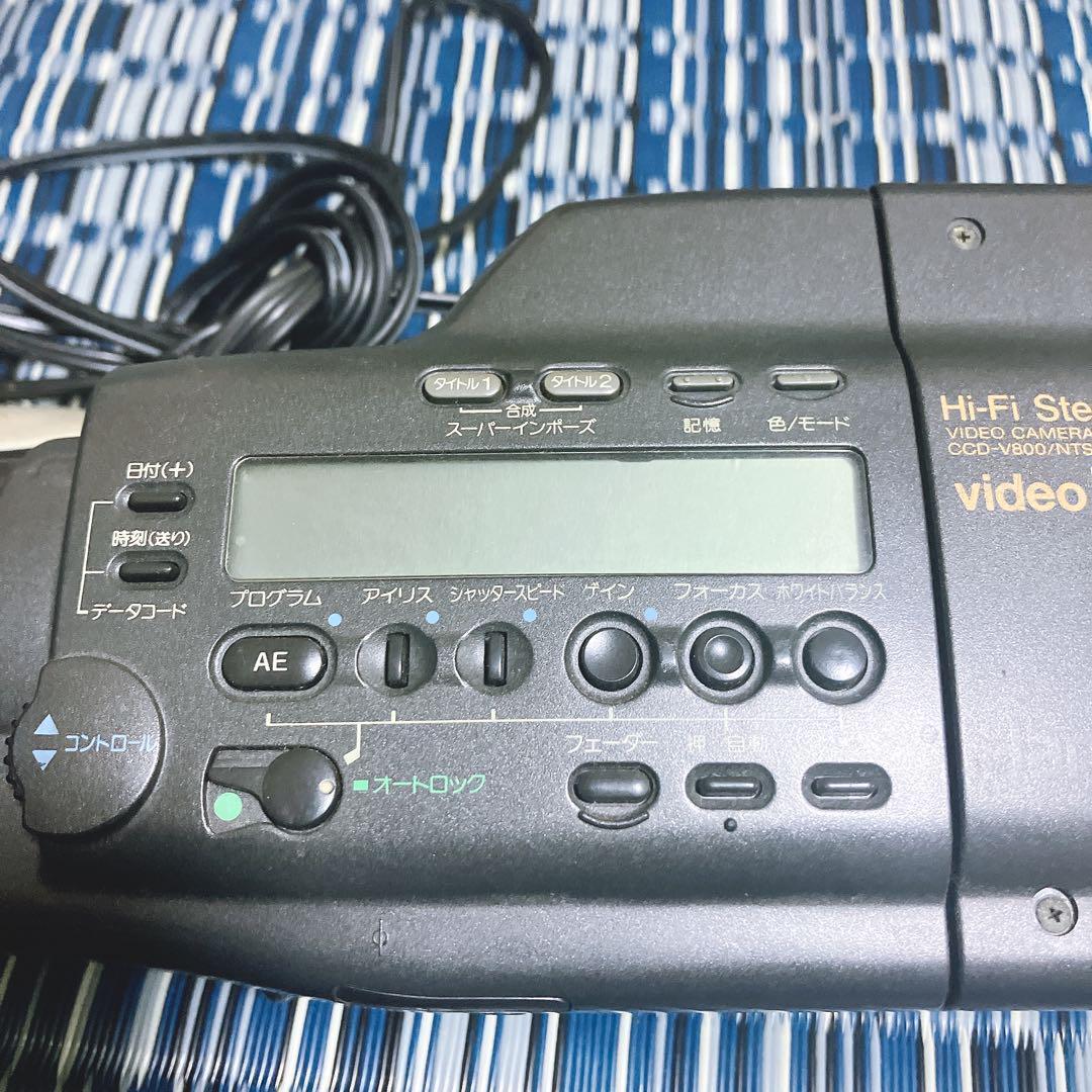 【ジャンク】ソニー ビデオカメラ CCD-V800 Hi8 8mm ハイエイト Sony ケース付き _画像3