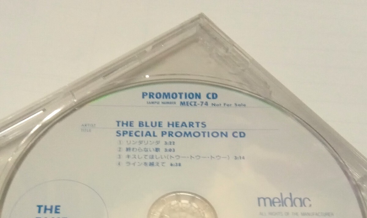 【プロモーション盤】 THE BLUE HEARTS 『SPECIAL PROMOTION CD』 未開封 非売品 レア 貴重 ブルーハーツ クロマニヨンズ ハイロウズ_画像5