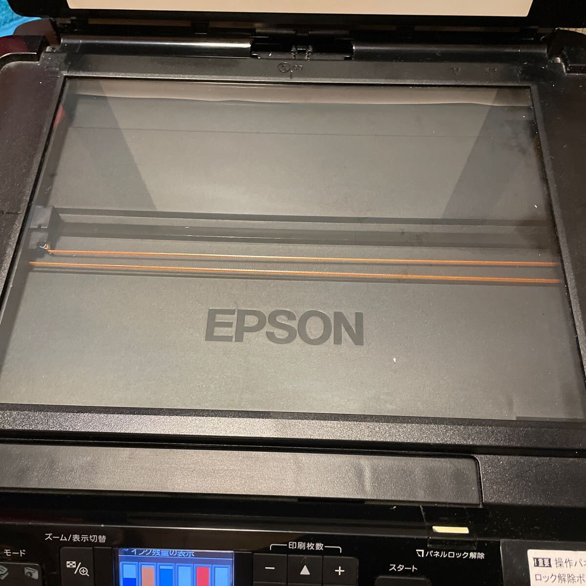 EPSON インクジェット複合機 EP-802A 動作品　インク多数付き　無線LAN/ディスク印刷_画像8