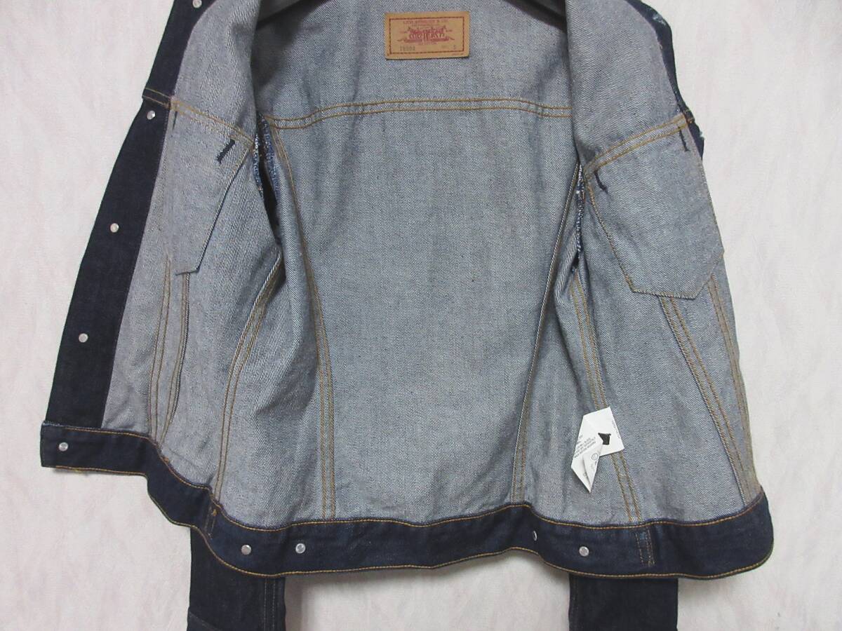 Levi's リーバイス デニムジャケット 78500-301 レディース S　濃紺 irmri kn1800_画像4