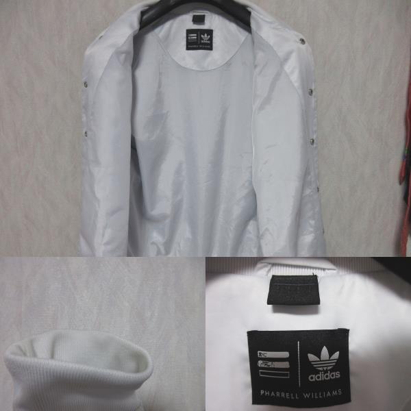 adidas Adidas PHARRELL WILLIAMSfareru Williams спортивная куртка мужской O белый Z97400 irmri yg5505