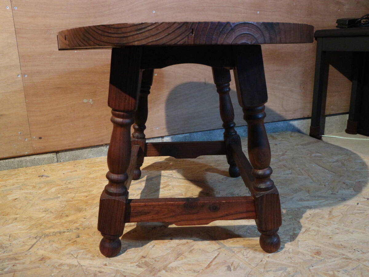 英国アンティーク 小さな古木のバタフライテーブル/サイドテーブル/花台/ドロップリーフ/折畳み/飾り台/ディスプレイ/イギリスヴィンテージ