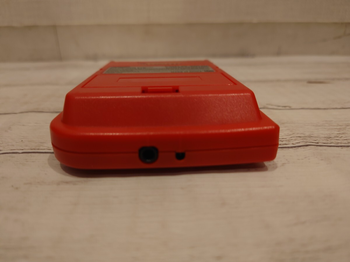 sr1234 140 訳あり動作品 Nintendo ゲームボーイポケット 赤 MGB-001 GAMEBOY pocket ゲームボーイ 任天堂 ゲーム機 本体のみ 現状品 中古_画像3