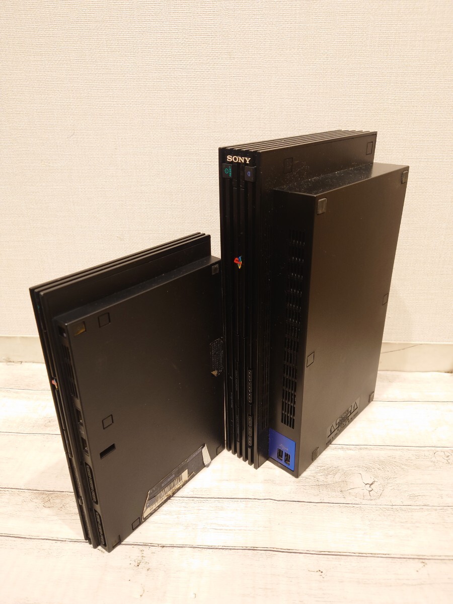 sr1234 209 通電確認のみ ソフト付き SONY PlayStation2 SCPH-75000 SCPH-50000 プレステ2 ソニー ゲーム機 まとめ売り 現状品 中古_画像5