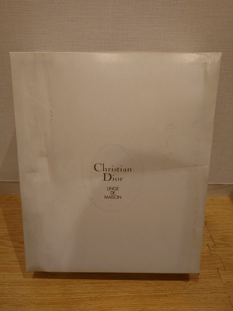 sr1234 212 未使用品 クリスチャンディオール シーツ 寝具 Christian Dior ピンク系 布団 ウール？ 現状品 中古の画像2