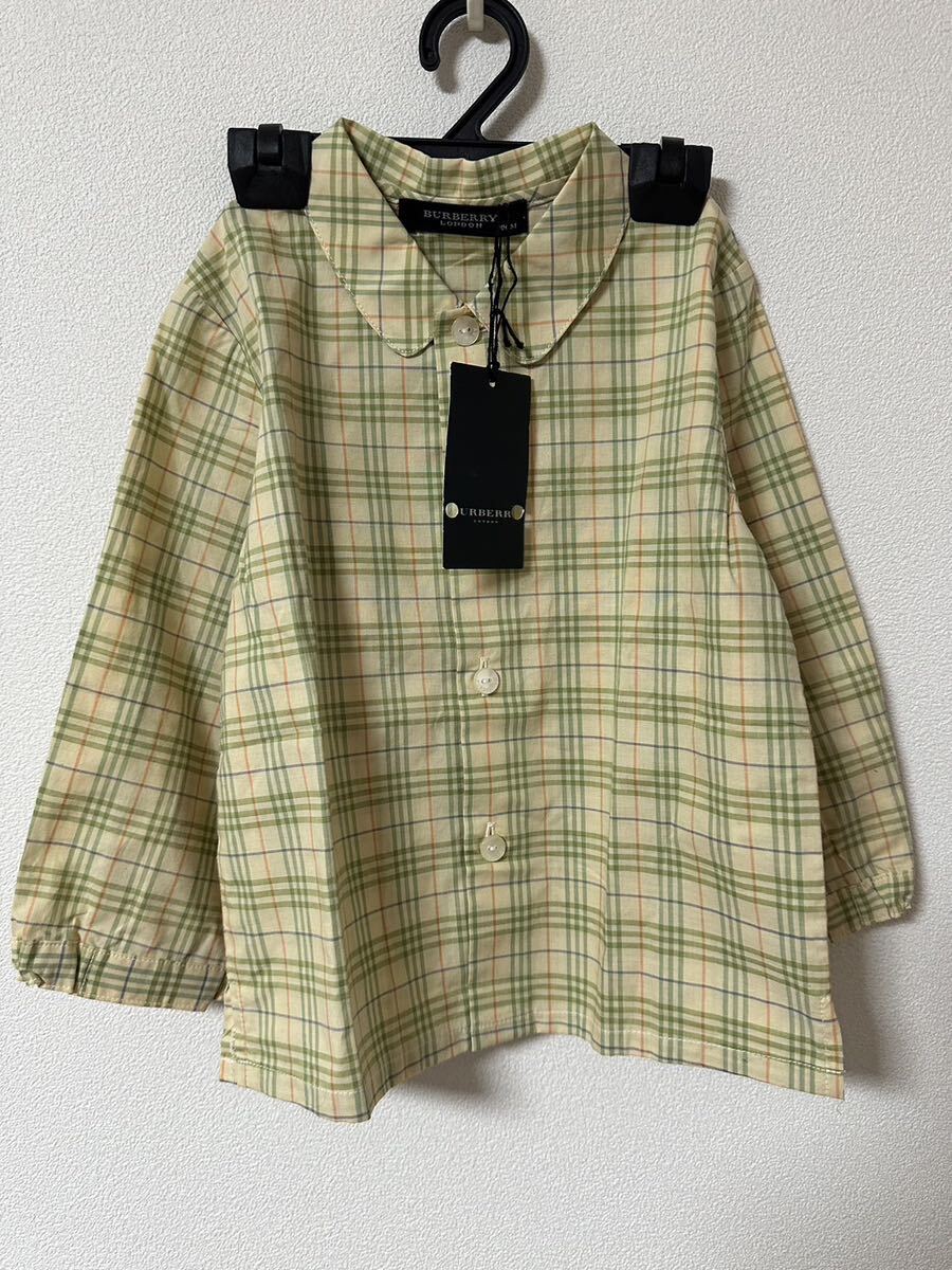 ☆新品☆BURBERRY バーバリー　キッズ　チェックシャツ　ブラウス　90㎝_画像1