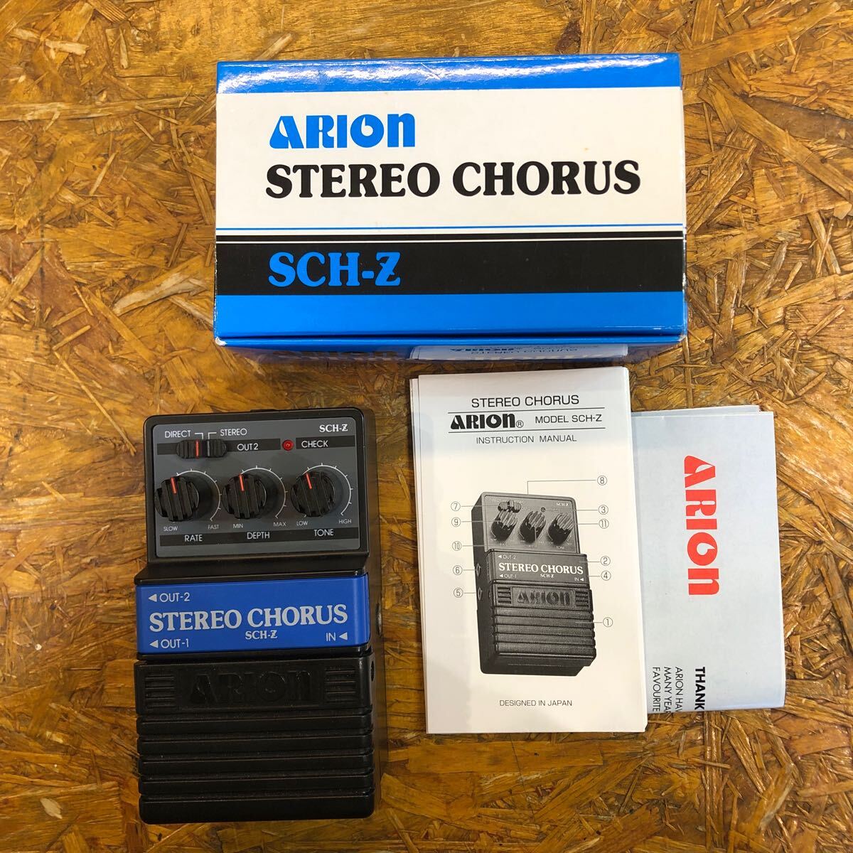 【現状品】ARION SCH-Z アリオン ステレオコーラス STEREO CHORUS コーラス エフェクター