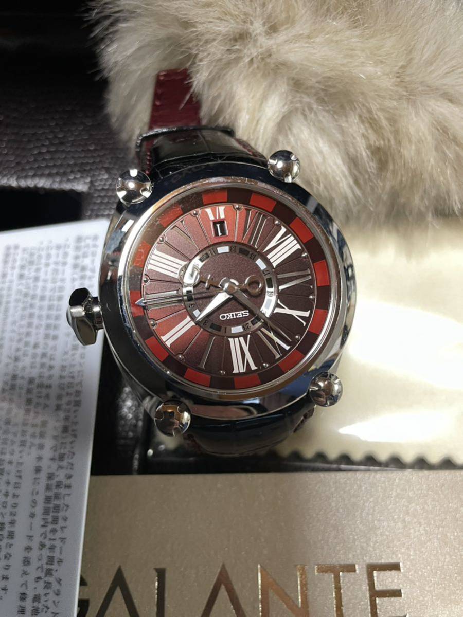 galanteガランテseikoセイコーsblm005機械式腕時計watch日本製made in japan label_画像1