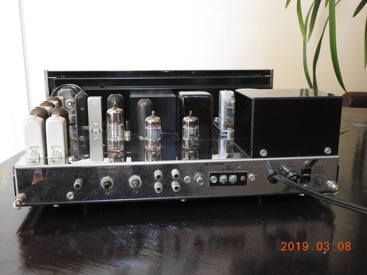 *McIntosh McIntosh vacuum tube FM tuner MR71 operation goods beautiful goods Japan domestic FM broadcast reception correspondence maintenance settled valuable goods *