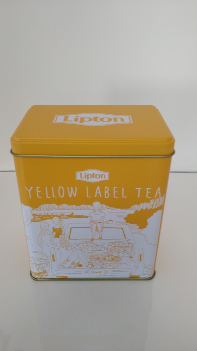 リプトン缶 ４缶セット BEAMS B:MING コラボ缶あり Lipton Yellow Label イエローラベル 紅茶缶 ビームスの画像7