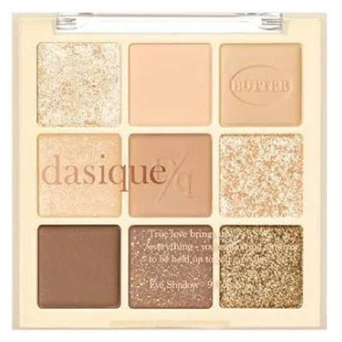 dasique デイジーク Shadow Palette シャドウパレット 9-Colors ＃17 バタークリーム アイメイク 韓国 コスメ　アイシャドウ アイパレット_画像8