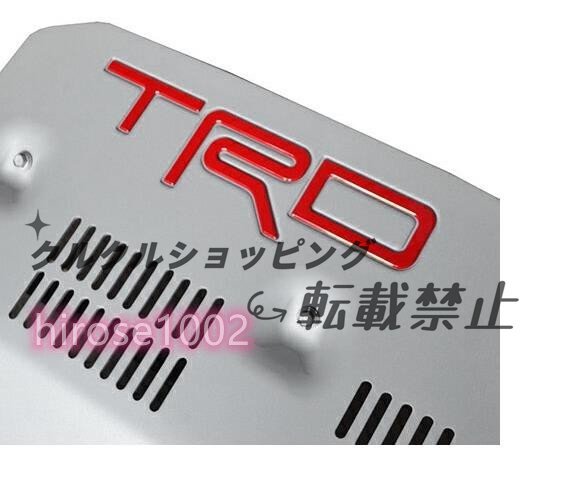 トヨタ FJクルーザー 07-20 TRD アルミニウム材質 エンジンバッフル フロント バンパー ガード プロテクター ロア スポイラー カバー_画像4