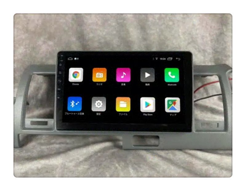 10インチ 200系 ハイエース 専用 パネル iPhone CarPlay アンドロイド ナビ ディスプレイオーディオ_画像1