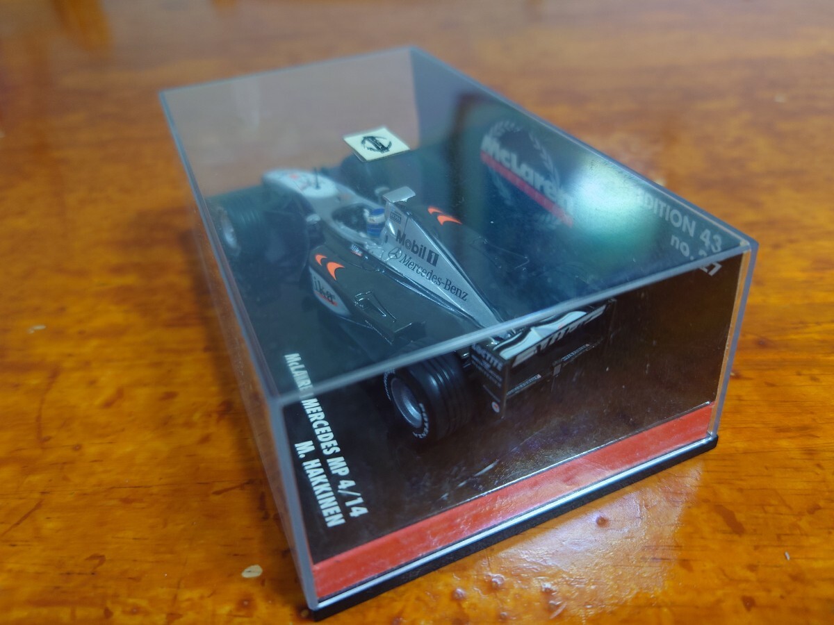 【新品同様】MINICHAMPS製　McLaren　MERCEDES　MP4/14 ミカ・ハッキネン車　McLaren COLLECTION　EDITION43 no.27 1/43スケール_画像3