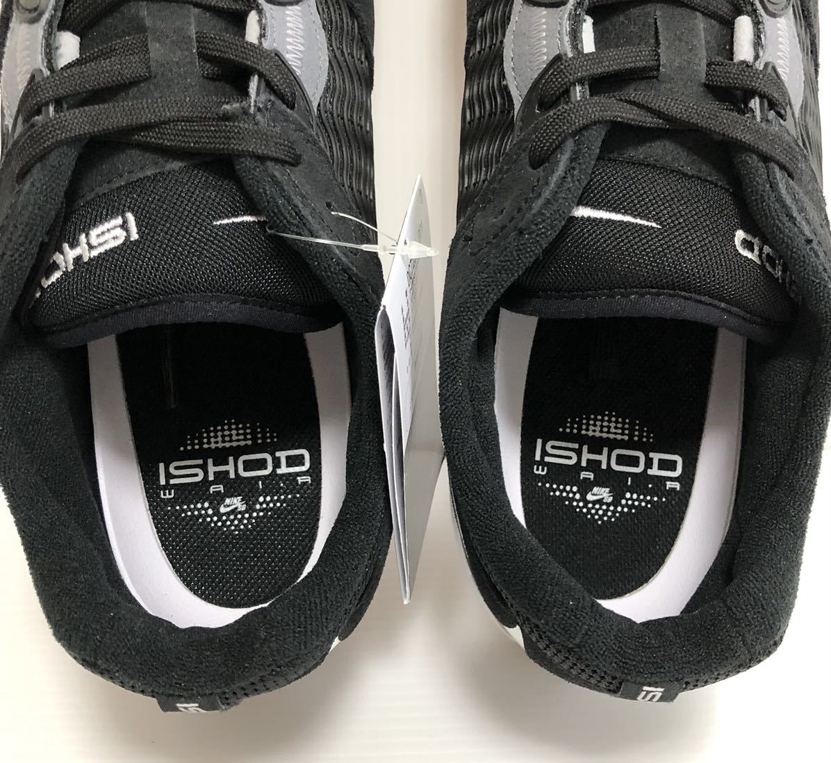 新品 送料込 NIKE SB ISHOD 28cm/US10 黒白 ナイキ エスビー イショッド アイショッド・ウェア ISHOD WAIR REACT スケボー_画像6