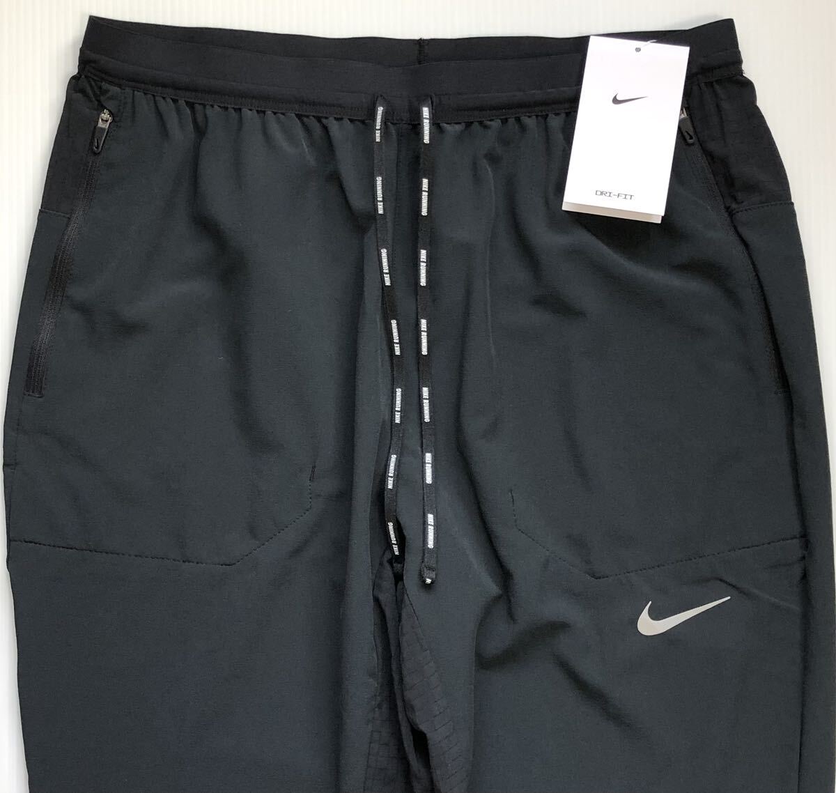 新品 送料込 NIKE DF PHENOM ELITE WOVEN PANTS Sサイズ 黒 ナイキ ドライフィット フェノム エリート ウーブン パンツ RUN ランニング_画像7