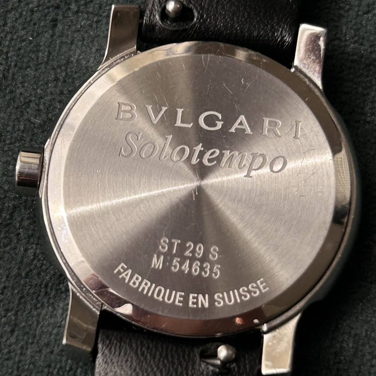 BVLGARI ブルガリ ソロテンポ 腕時計 ST29 ブラック文字盤