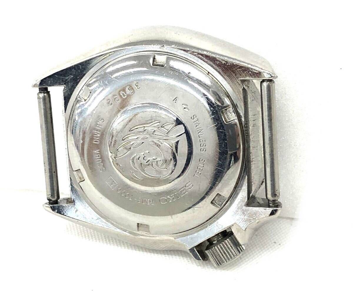 T03/122 SEIKO セイコー 自動巻き デイト 稼働品 AUTOMATIC オートマチック 腕時計 7002-7000 150ｍ 防水 ダイバーズ SCUBA DIVERSの画像9