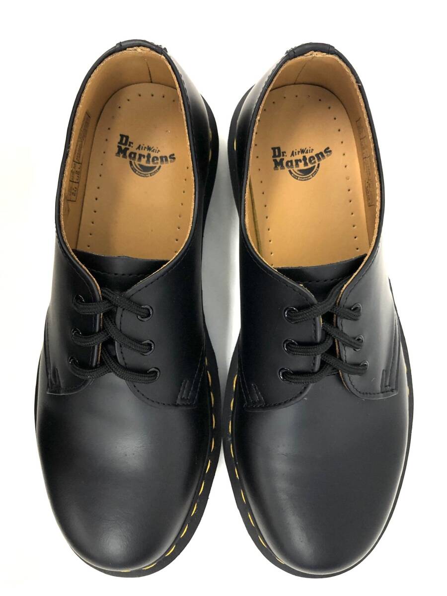 T03/022 Dr.Martens ドクターマーチン 3ホールシューズ ローカットシューズ 靴 UK/７ EU/41 US M/8 US L/9 ブラック/ブラウン_画像6