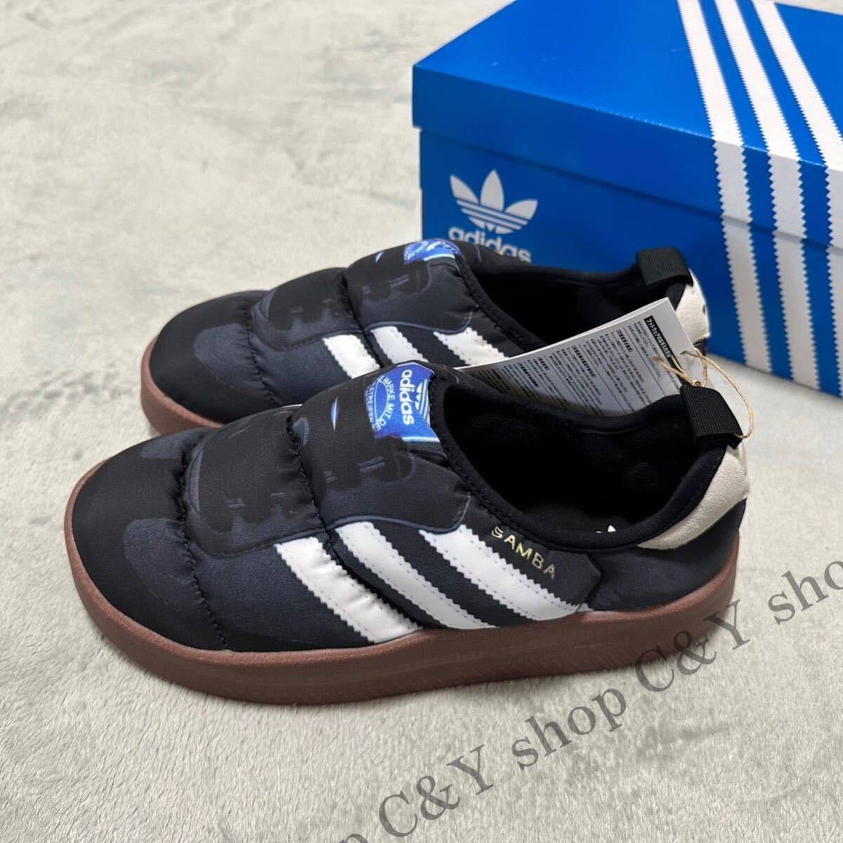 25.5cm 新品 adidas originals PUFFYLETTE アディダスオリジナルス パフィレッタ スリッポン スニーカー SAMBA サンバ aHP6700_画像1