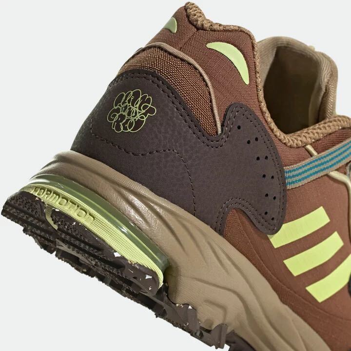 26.5cm new goods adidas Adidas HOVERTURF PLANT AND GROW sneakers running shoes Trail Brown aGY9672