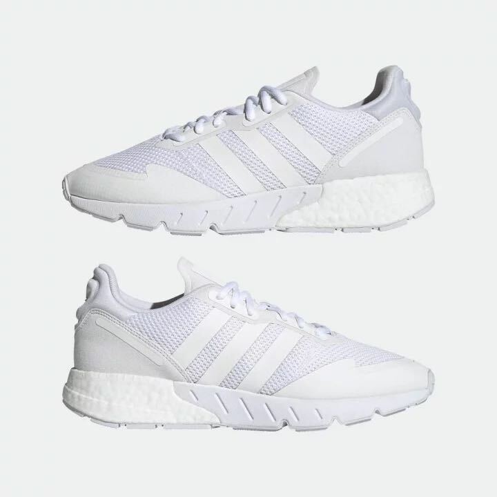 26.5cm 新品 adidas originals アディダスオリジナルス スニーカー 白 ホワイト ZX 1K BOOST ブースト シューズ aFX6516_画像5