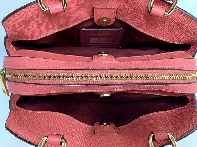 極美品 送料無料 コーチ COACH ラグジュアリー クロスグレーン 極美品 送料無料 コーチ COACH ラグジュアリー クロスグレーン