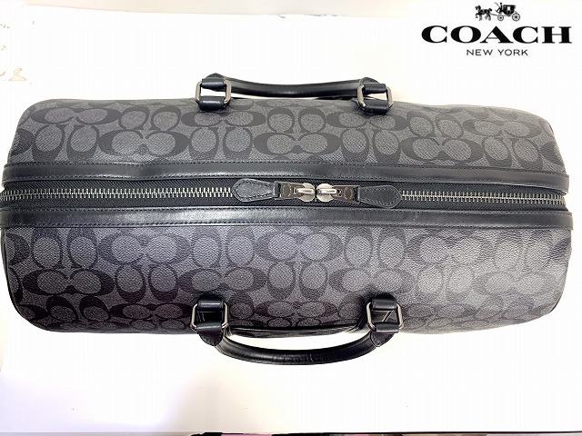 新品同様★送料無料★ コーチ メンズ COACH ベンチュラー シグネチャー ダッフルバッグ ショルダー ボストンバッグ C5305の画像5