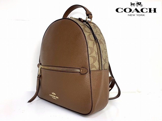 美品★送料無料★ コーチ COACH ラグジュアリー シグネチャー クロスグレーン レザー ジョーダン バックパック リュック