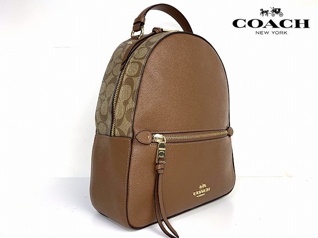 美品★送料無料★ コーチ COACH ラグジュアリー シグネチャー クロスグレーン レザー ジョーダン バックパック リュック